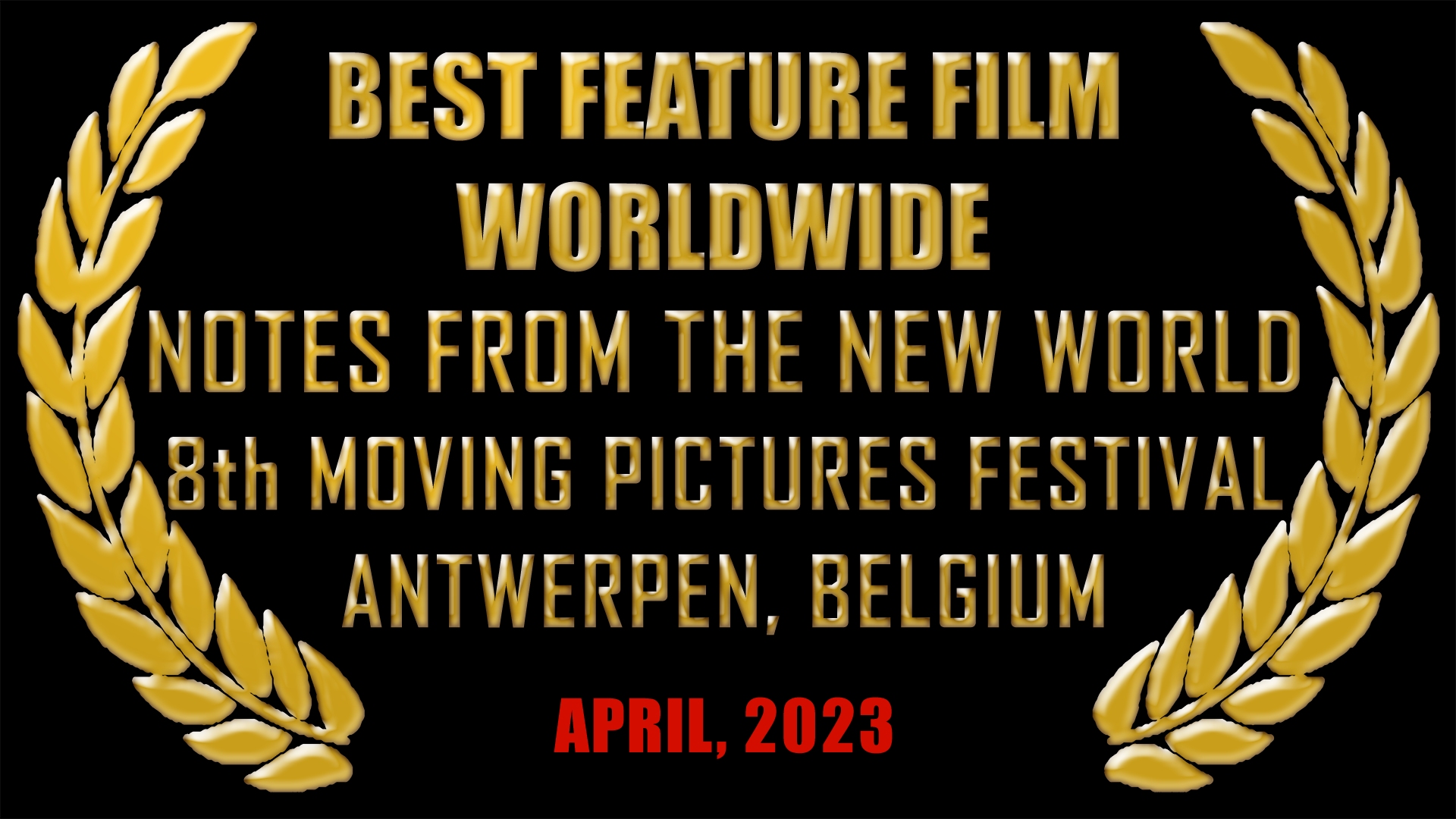 Best Feature Film Worldwide, April 2023